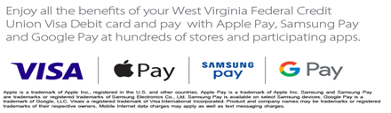 VISA Apple Pay Samsung Pay